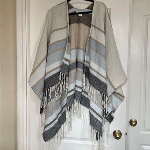 JUSTFAB striped Ruana